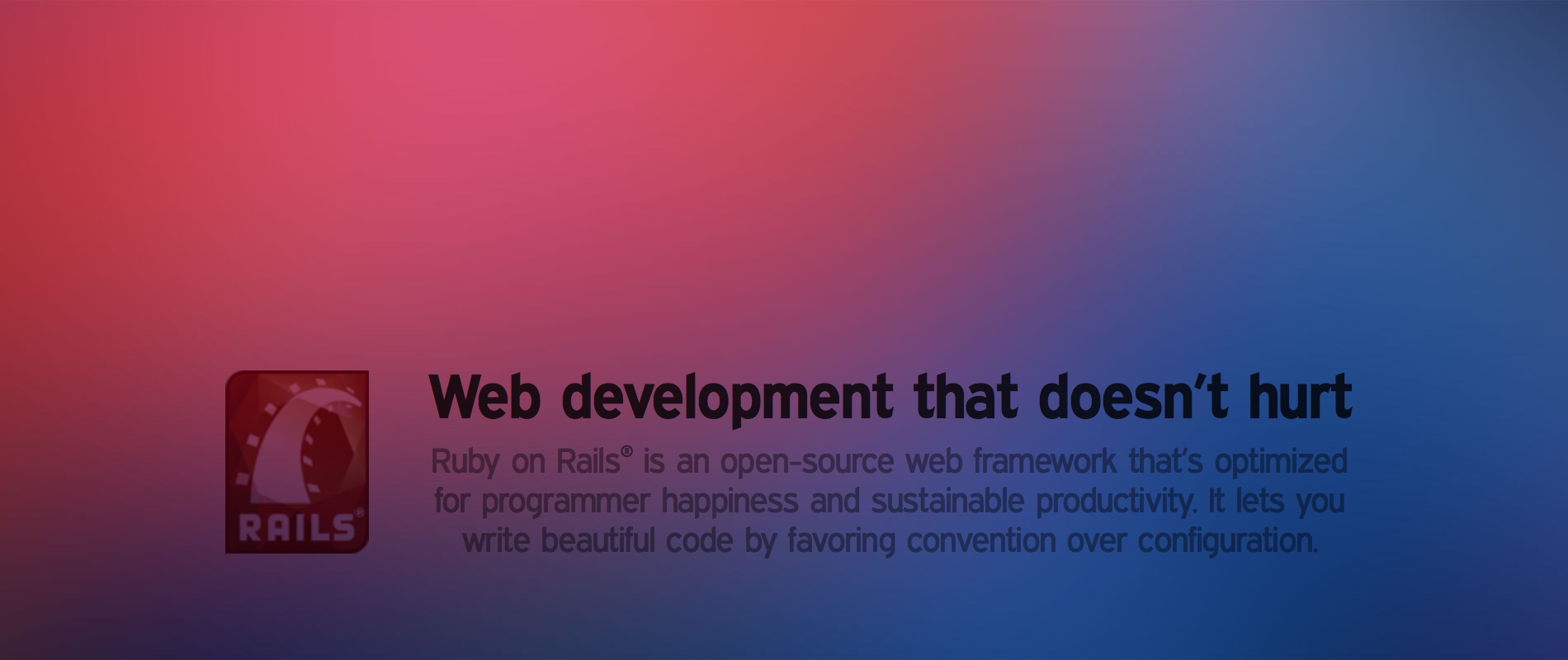 Ruby on Rails를 사용하기